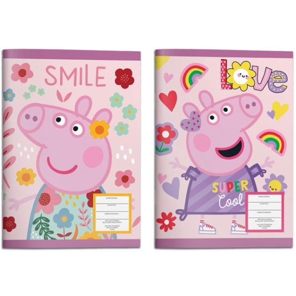 Peppa Pig Τετράδιο Καρφίτσα 17x25cm 40 Φύλλα