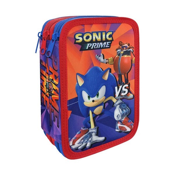 Prime Κασετίνα Γεμάτη Τριπλή Sonic 19,5x12,5x7cm