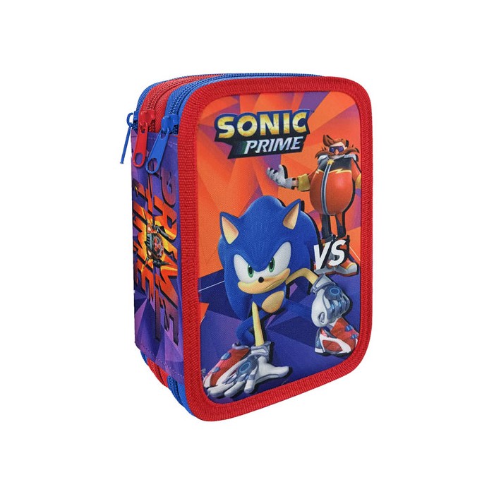 Prime Κασετίνα Γεμάτη Τριπλή Sonic 19,5x12,5x7cm