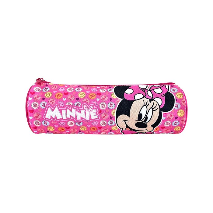 Pinky Κασετίνα Βαρελάκι Minnie 23x8cm