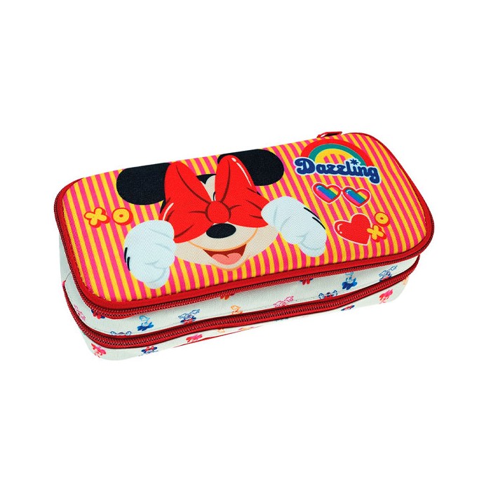 Dazzling Κασετίνα Οβάλ Minnie 23,5x10,5x6cm