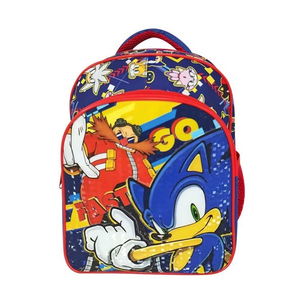 Too Fast Τσάντα Πλάτης Νηπίου Ανατομική Πλάτη Sonic 29x23x10cm