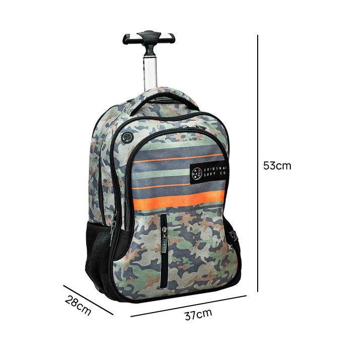 Camo Τρόλευ Τσάντα Maui Retro Camo 53x37x28cm