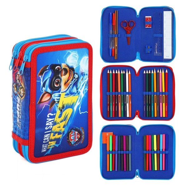 Happypaw Κασετίνα Τριπλή Γεμάτη Paw Patrol 19,5x12,5x7cm