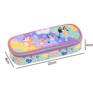 Stickers Rain Κασετίνα Οβάλ Bluey 22x4x8cm
