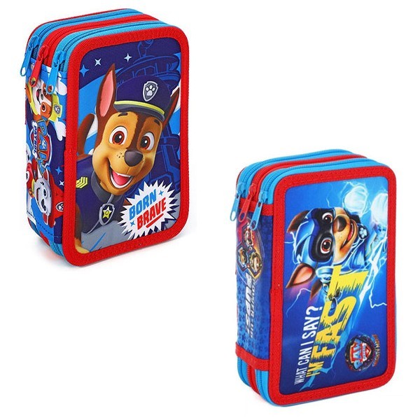 Happypaw Κασετίνα Τριπλή Γεμάτη Paw Patrol 19,5x12,5x7cm