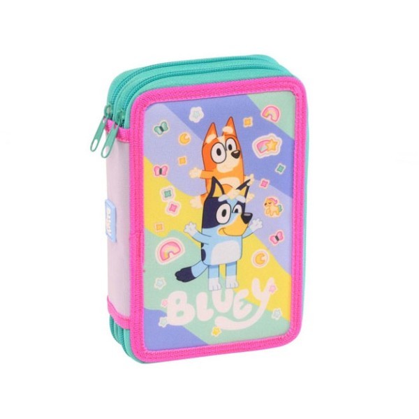 Stickers Rain Κασετίνα Γεμάτη Διπλή Bluey 20x5x13cm