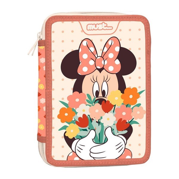 Minnie Κασετίνα Διπλή Γεμάτη 15x5x21cm Happiness