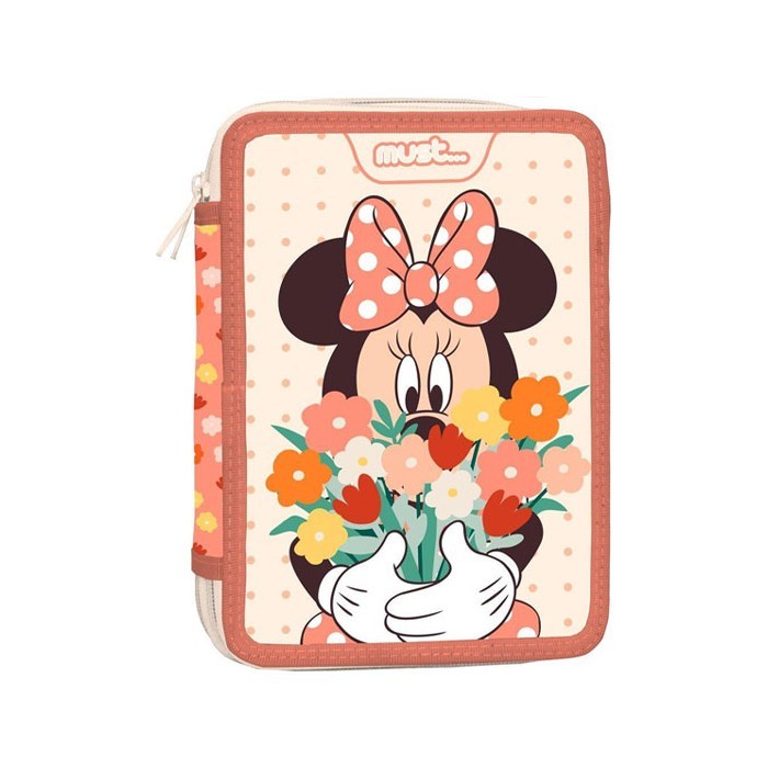 Minnie Κασετίνα Διπλή Γεμάτη 15x5x21cm Happiness