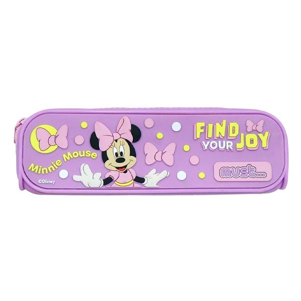 Minnie Κασετίνα Σιλικόνης 20x5x6cm Μωβ