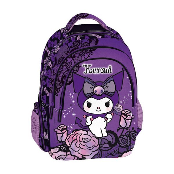 Purple Laces Σχολικό Πολυθεσιακό Σακίδιο Kuromi 30x14x44cm