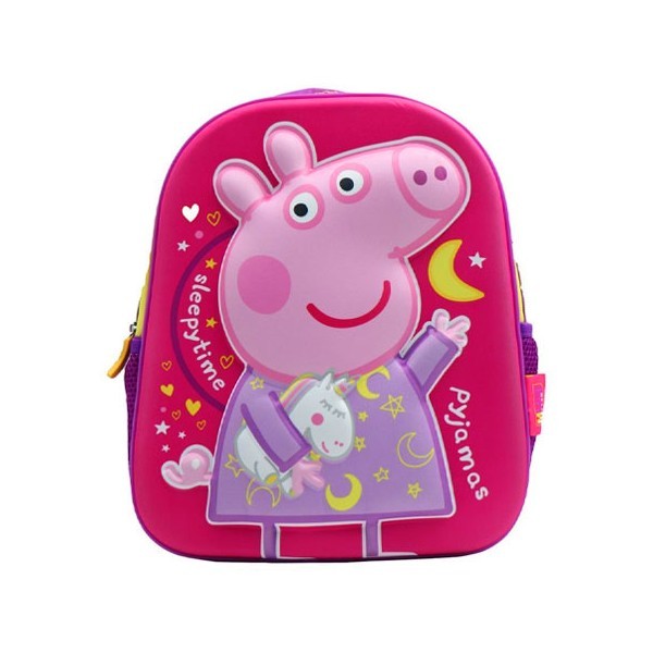 Peppa Τσάντα Πλάτης Νηπιαγωγείου 26x10x32cm Must Team 3D EVA 