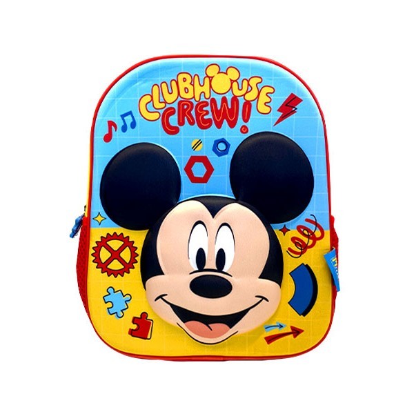 Mickey Τσάντα Πλάτης Νηπιαγωγείου26x10x32cm  Must Team 3D EVA