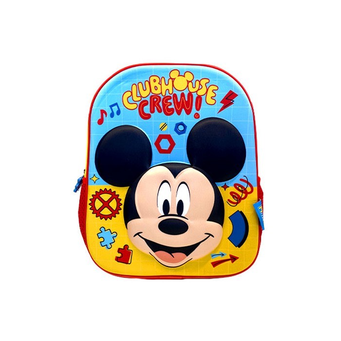 Mickey Τσάντα Πλάτης Νηπιαγωγείου26x10x32cm  Must Team 3D EVA
