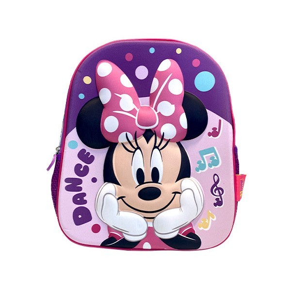 Minnie Τσάντα Πλάτης Νηπιαγωγείου 26x10x32 Must Team 3D EVA