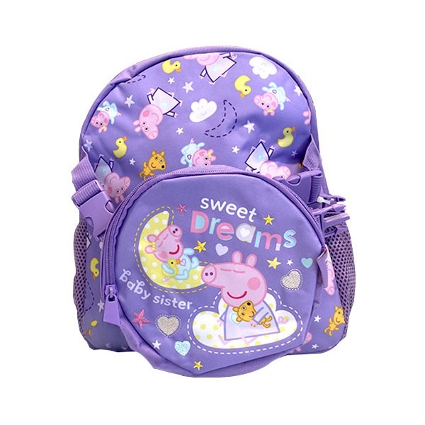 Peppa Τσάντα Πλάτης Νηπιαγωγείου28x17x33  Must Team με Αποσπώμενο Τσαντάκι Μέσης