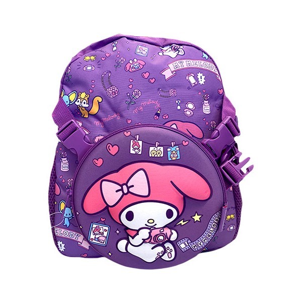 My Melody Τσάντα Πλάτης Νηπιαγωγείου 28x17x33 Must Team με Αποσπώμενο Τσαντάκι Μέσης