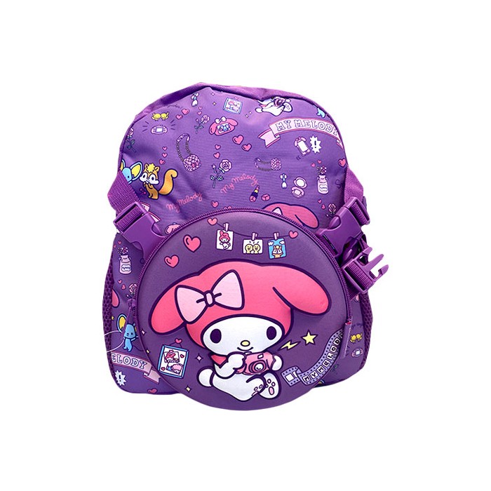 My Melody Τσάντα Πλάτης Νηπιαγωγείου 28x17x33 Must Team με Αποσπώμενο Τσαντάκι Μέσης