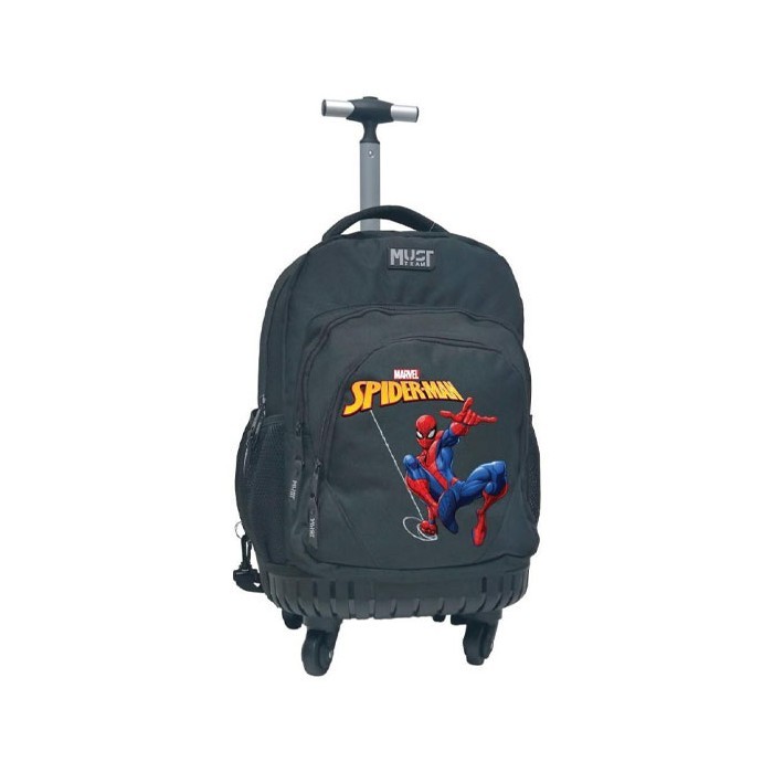 Spiderman Σχολική Τσάντα Τρόλεϋ 31x24x45 Must Team με 3 θήκες