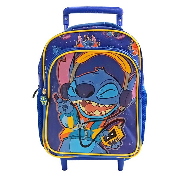 Stitch Τσάντα Τρόλευ Νηπίου Με Μπροστινή Τσέπη 29cm