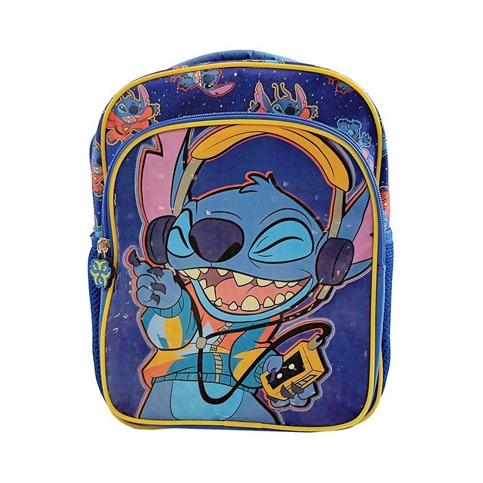 Stitch Τσάντα Πλάτης Νηπίου Με Μπροστινή Τσέπη 29cm
