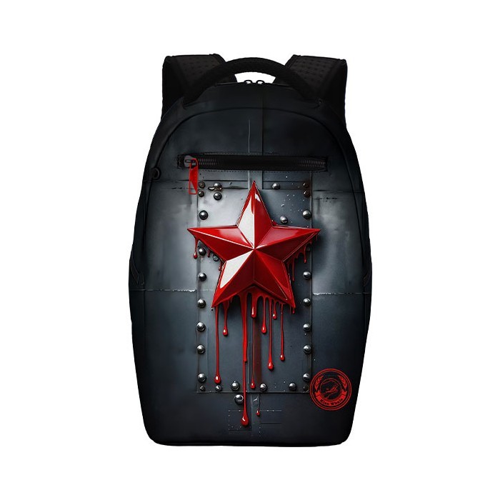Red Star Σακίδιο Πλάτης PU Με Σχέδιο 44x29x17.50cm