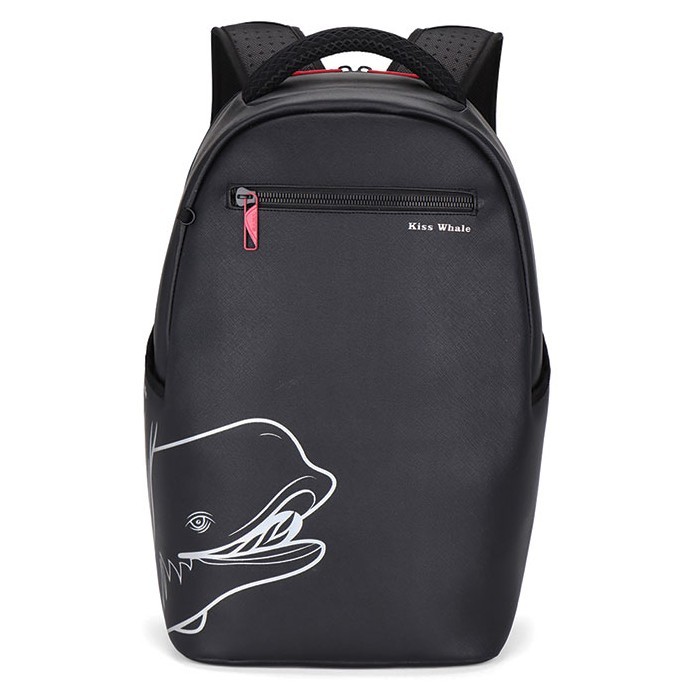 Black Whale Σακίδιο Πλάτης PU Με Σχέδιο 44x29x17.50cm