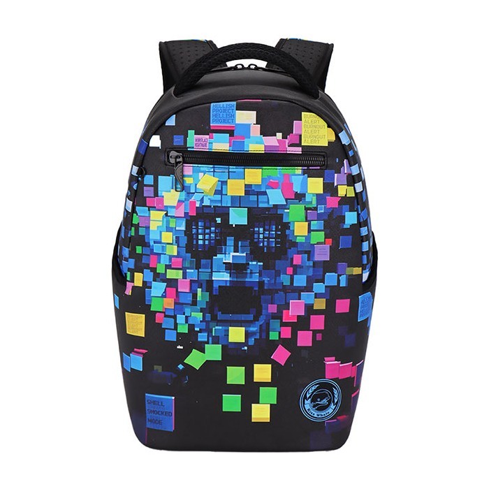 Tetris Face Σακίδιο Πλάτης PU Με Σχέδιο 44x29x17.50cm