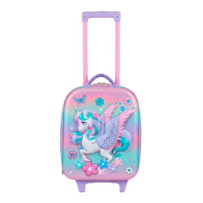 Unicorn Love Σχολική Τροχήλατη Τσάντα Νηπίου Vest 40x26x15cm