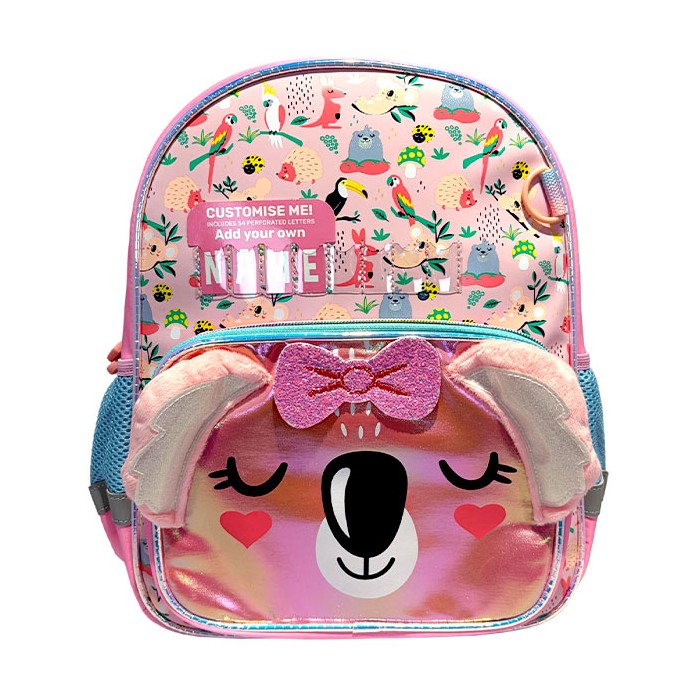 Pink Koala Σχολική Τσάντα Νηπίου 34,5x27,5x12cm Vest