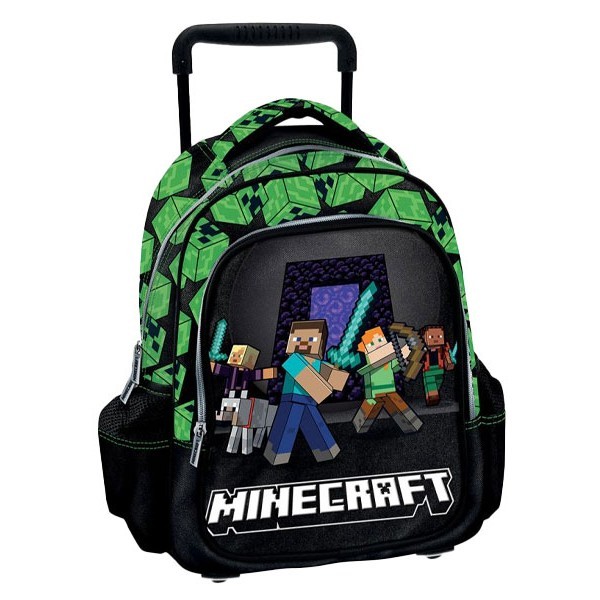 Minecraft Squad Trolley Σχολική Τσάντα Νηπιαγωγείου