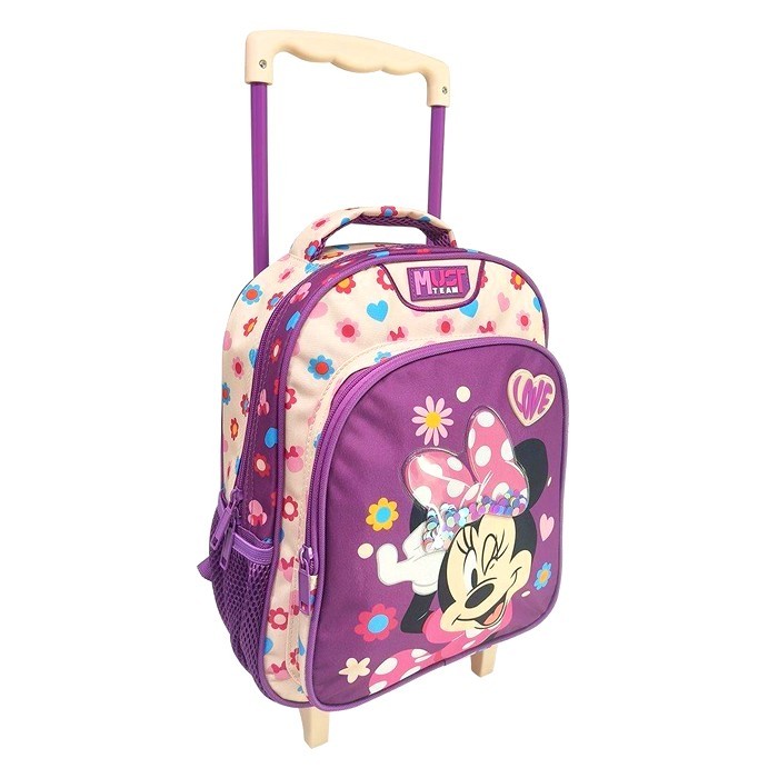 Minnie Mouse Τσάντα Νηπίου Τρόλευ Με 2 Θήκες 27x10x31cm Love