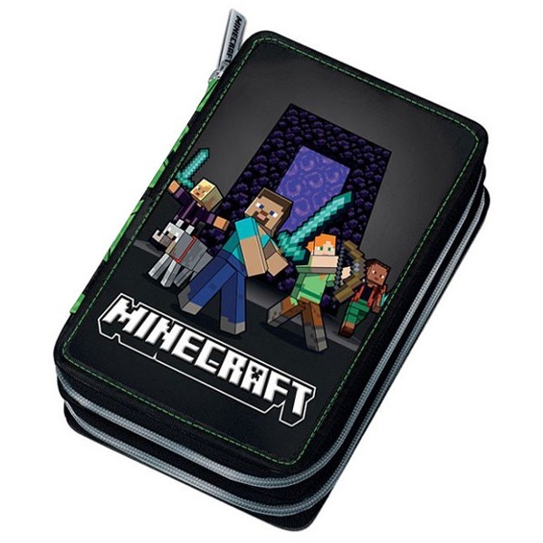 Minecraft Squad Κασετίνα Γεμάτη 20x5x13cm
