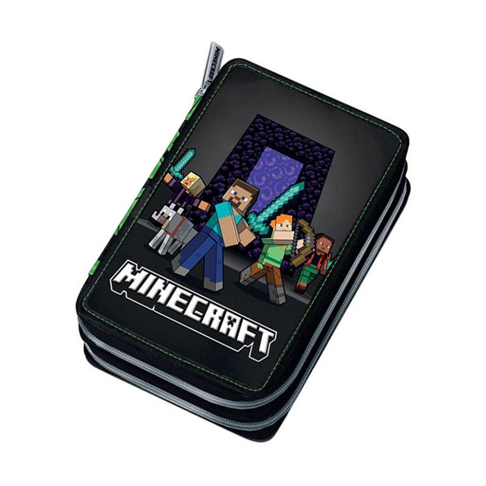 Minecraft Squad Κασετίνα Γεμάτη 20x5x13cm
