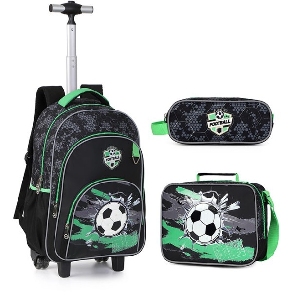 KingDisen Football Σετ Σχολική Τσάντα 32x14x45cm Τσαντάκι Φαγητού 24x9x18cm & Κασετίνα
23x6x9cm