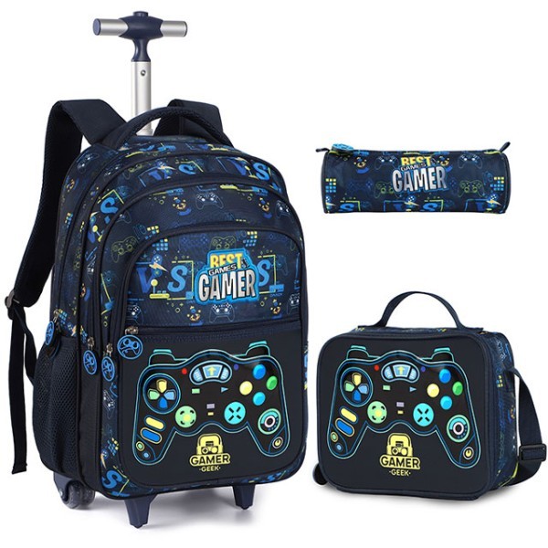 KingDisen Best Gamer Σετ Σχολική Τσάντα 31x18x45cm Τσαντάκι Φαγητού 22x8x21cm & Κασετίνα
22x7cm