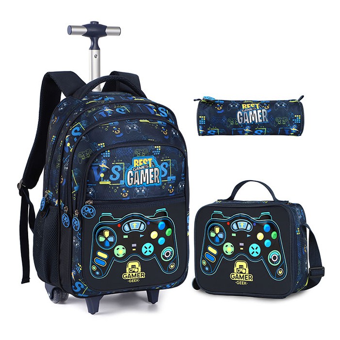 KingDisen Best Gamer Σετ Σχολική Τσάντα 31x18x45cm Τσαντάκι Φαγητού 22x8x21cm & Κασετίνα
22x7cm