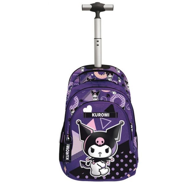 Kuromi Popart Trolley Σχολική Τσάντα Δημοτικού 30x14x44cm