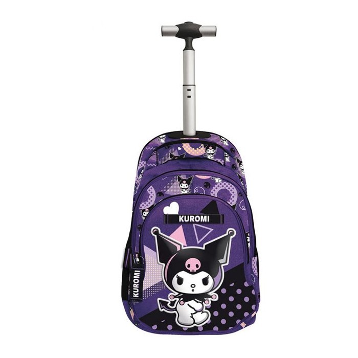 Kuromi Popart Trolley Σχολική Τσάντα Δημοτικού 30x14x44cm