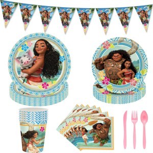 Moana Παιδικό Σετ Πάρτι 53 Τεμαχίων