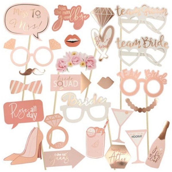 Yes I Do Σετ 25 Τεμαχίων με Props για Bachelorette Party