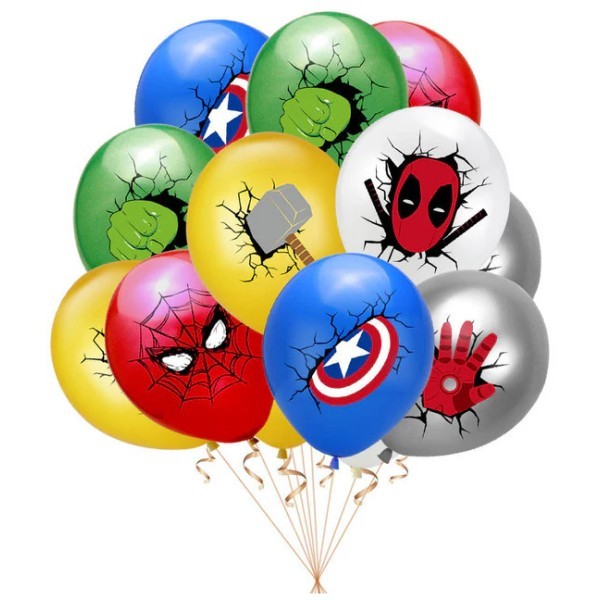 Heroe Μπαλόνια με Ήρωες Σετ 10 Τεμαχίων