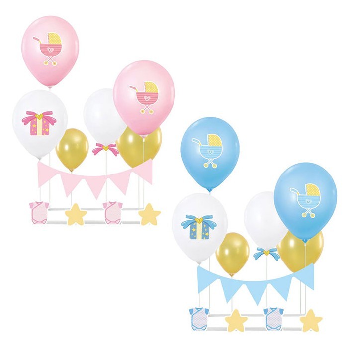 Welcome Baby Σετ Μπαλόνια Γέννησης 17 Τεμ
