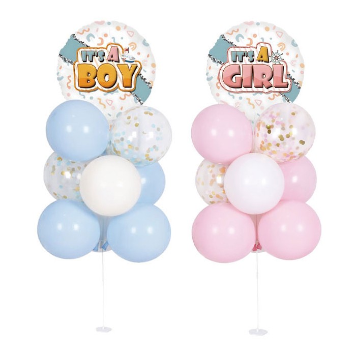 Gender Reveal Σετ Μπαλόνια Party 12 Τεμ