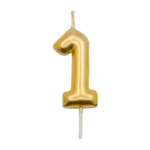 Birthday Κερί Γενεθλίων Αριθμός 1 2,7x6cm