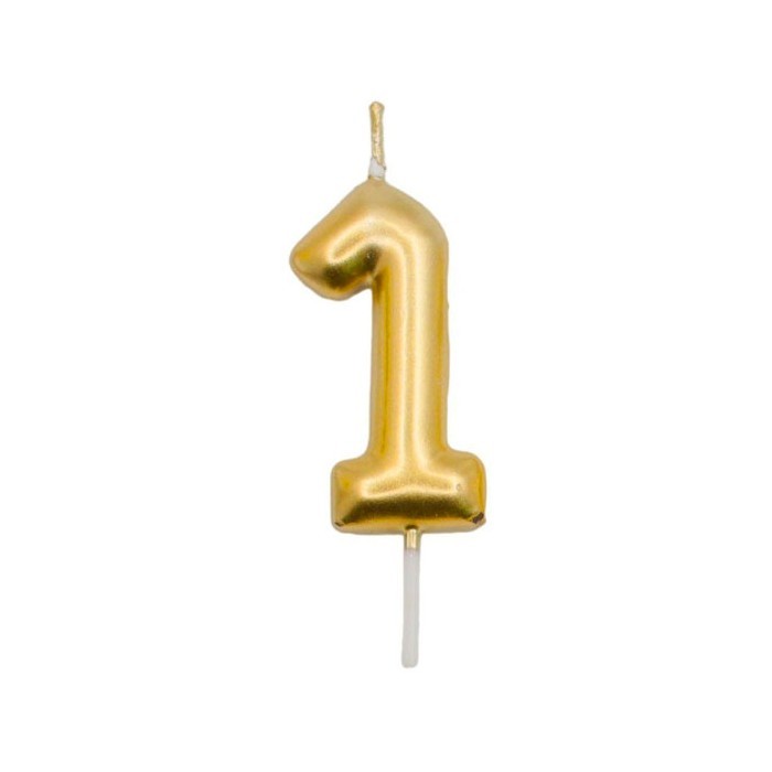 Birthday Κερί Γενεθλίων Αριθμός 1 2,7x6cm