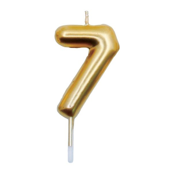 Birthday Κερί Γενεθλίων Αριθμός 7 3,8x6cm