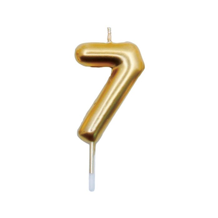 Birthday Κερί Γενεθλίων Αριθμός 7 3,8x6cm