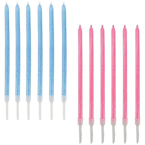 Candles Σετ 6 Τεμάχια Κεριά Γενεθλίων 16,5cm