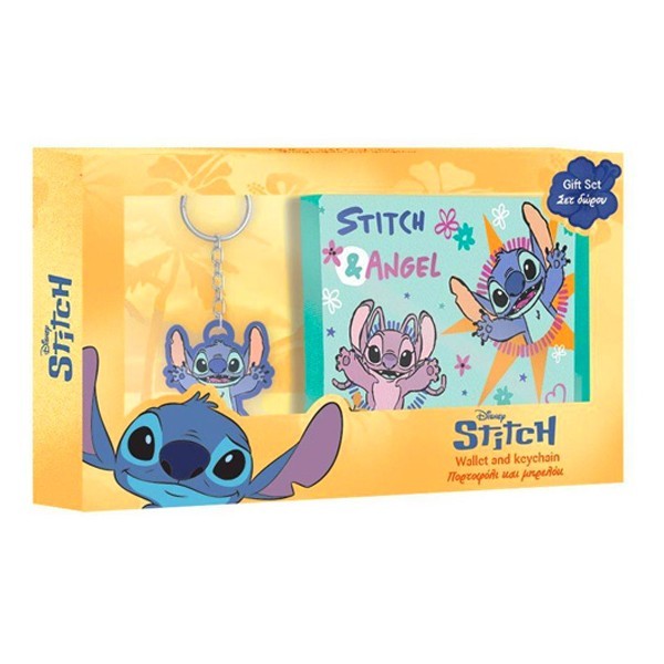 Lilo&Stitch Πορτοφόλι Με Μπρελόκ Σετ Δώρου 20x12cm